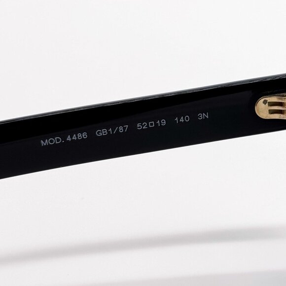 NEW VE4486 GB1/87 VERSACE SUNGLASSES UNISEX BLACK EYEWEAR MOD 4486 - Picture 7 of 9